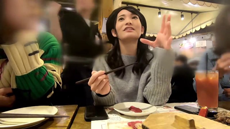 企画ナンパで発覚！欲求不満のJDがカーセックスで着衣ハメずらし背面騎乗位中出し