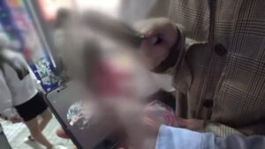 渋谷のハロウィン夜、半鬼と男柱の禁断のエッチ術バトル